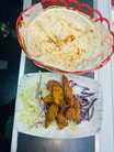 Chicken Pakora on Naan (6 Pcs)